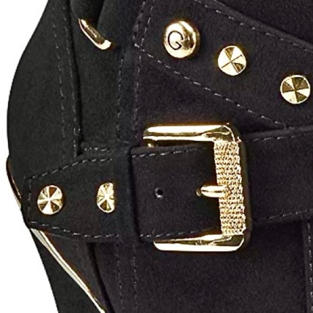 GBG Los Angeles Black Deeka Platform Stiletto Ankle Boots Women’s Size 8.5 NWOT - Picture 4 of 9